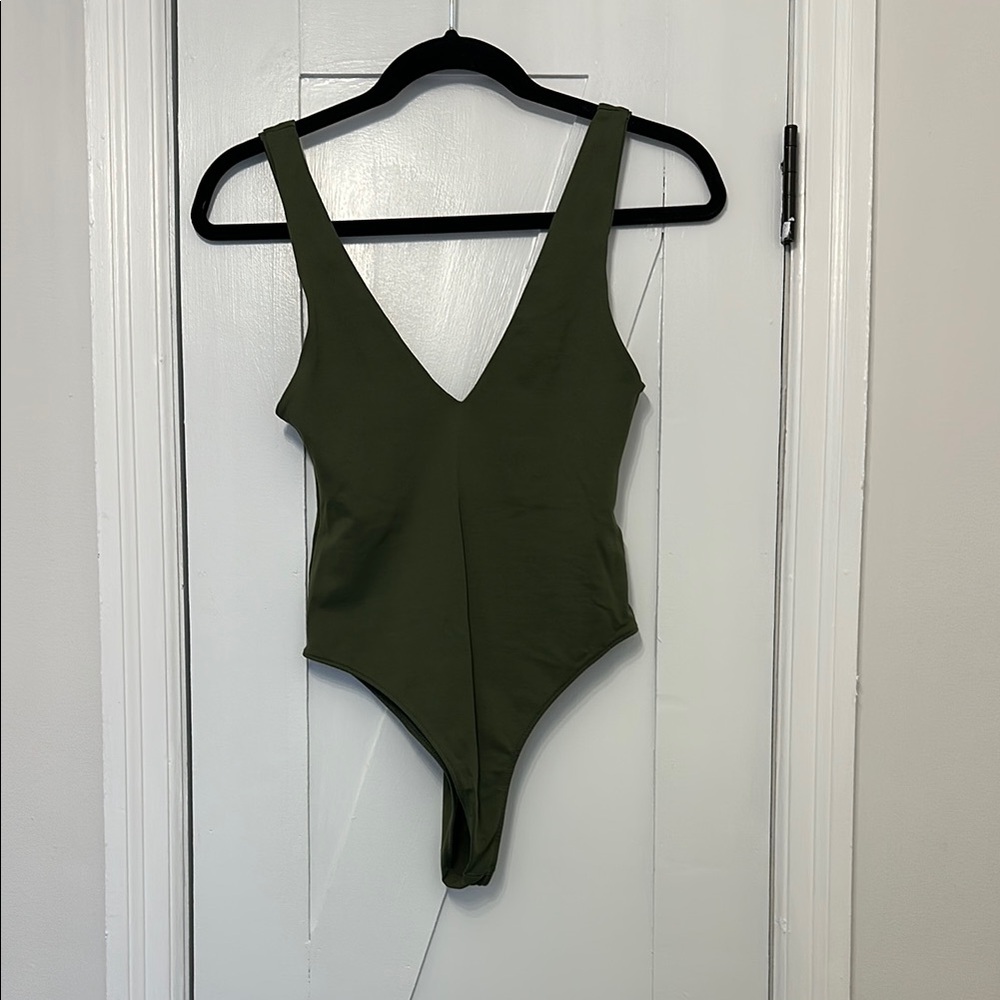 Olive Green Bodysuit